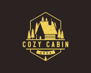 Cabin - Cabin Forest Lodge logo design