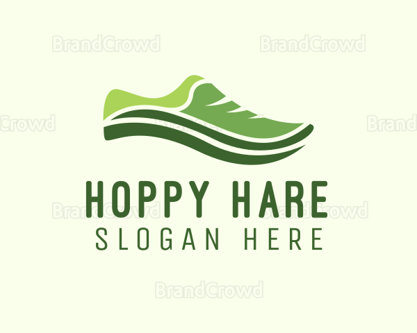 Modern Wave Shoe Logo