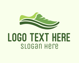 Shoes - Green Classic Shoe logo design