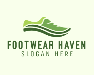 Shoes - Modern Wave Shoe logo design