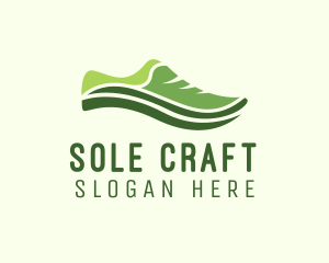 Shoemaker - Modern Wave Shoe logo design