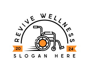 Rehabilitation - PWD Wheelchair Therapy logo design