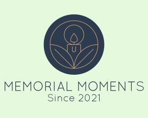 Commemoration - Natural Scented Candle logo design