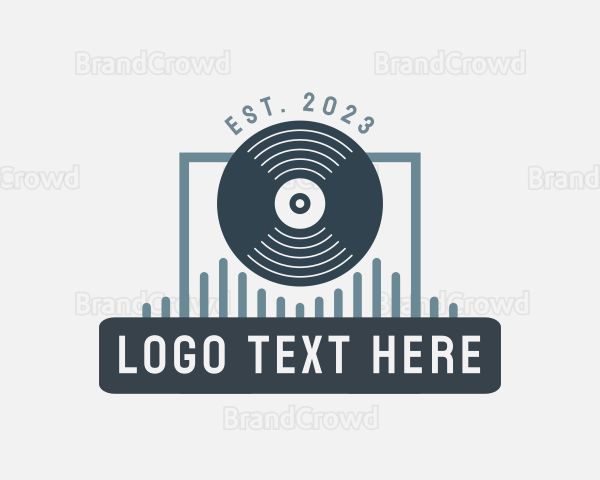 Vinyl Record Music Logo