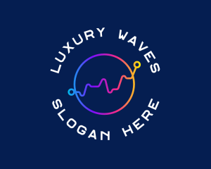 Wave Company Graph logo design