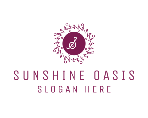 Summer Sun Solstice logo design