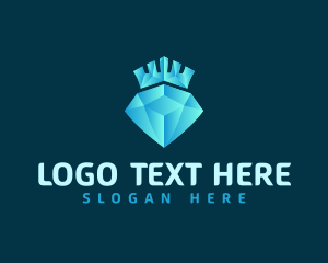 Elegant - Diamond Crown Jewel logo design