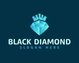 Diamond Crown Jewel logo design