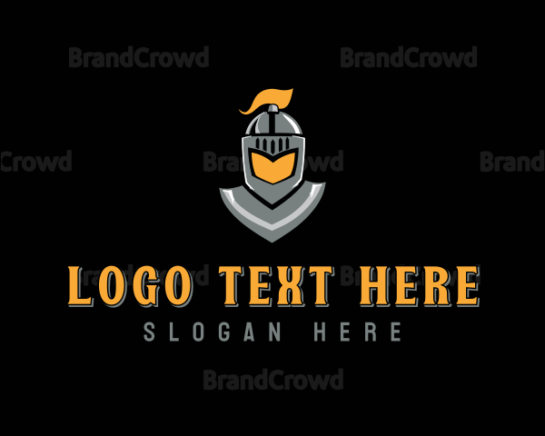 Medieval Knight Armor Logo