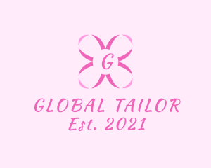 Fashion Ribbon Tailor logo design