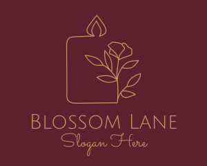 Floral - Floral Candle  Decor logo design