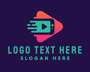 Streaming - Fast Video Streaming logo design