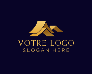 Rental - Modern Creative Roofing logo design