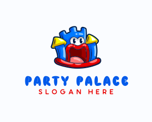 Party Castle Celebration logo design