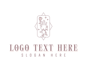 Yoga - Artisanal Eco Florist logo design