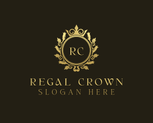 Floral Crown Royalty logo design