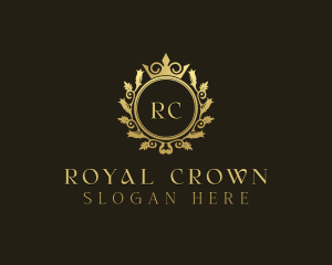 Floral Crown Royalty logo design