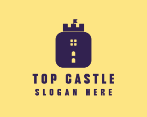 Violet Castle App logo design