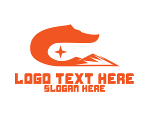 Orange Star - Fox Tail Mountain logo design