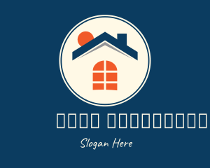 Modern Sunny Home logo design
