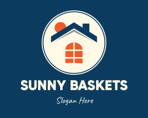 Modern Sunny Home logo design