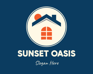 Modern Sunny Home logo design