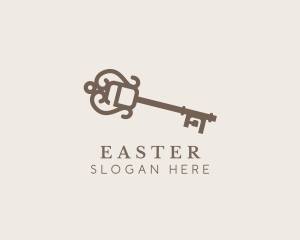 Elegant - Elegant Lock Key logo design