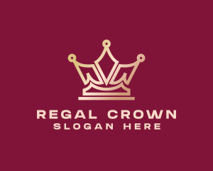 Royalty Crown Monarch logo design