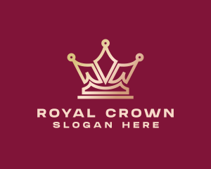 Royalty Crown Monarch logo design