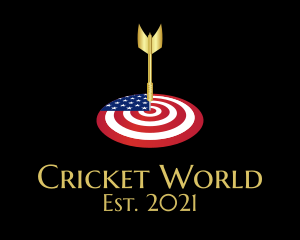 Cricket - American Dart Target logo design