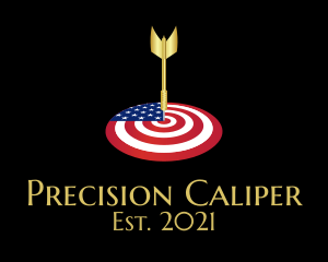 American Dart Target logo design