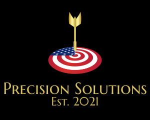 Accuracy - American Dart Target logo design