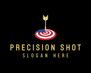 American Dart Target logo design