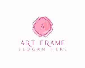 Frame - Feminine Watercolor Frame logo design
