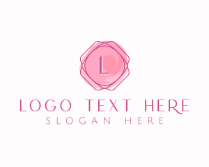 Feminine Watercolor Frame Logo