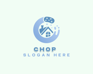 Sponge Cleaning Sanitation Logo