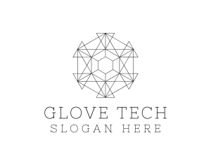 Minimalist Geometric Tech Pattern logo design