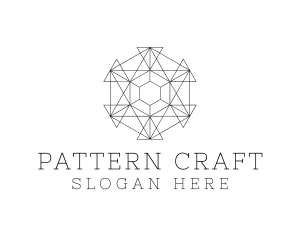 Minimalist Geometric Tech Pattern logo design