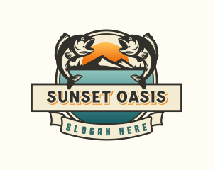 Fish Lake Restaurant logo design