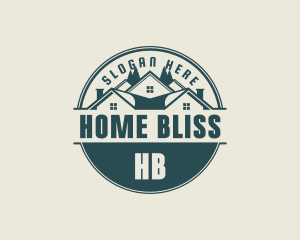 Home Roof Builder logo design