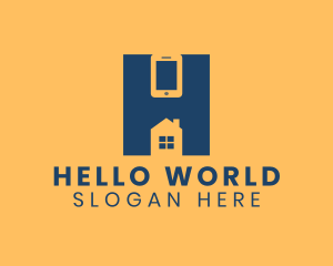 Mobile Home Phone logo design