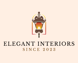 Luxury Decorative Lamp logo design