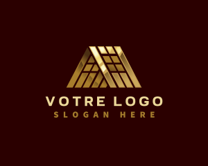 Roofing - Luxury Roofing House logo design