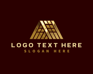 Real Estate - Luxury Roofing House logo design
