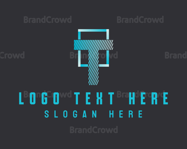 Tech Digital Letter Logo