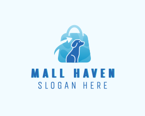 Arrow Dog Shopping logo design