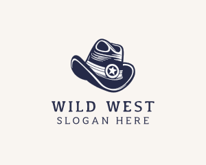 Star Cowboy Hat logo design