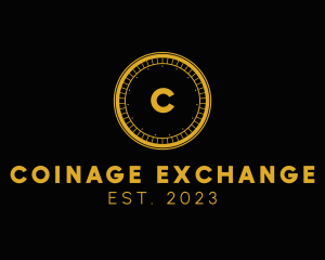Coinage - Cryptocurrency Coin Bitcoin Money logo design