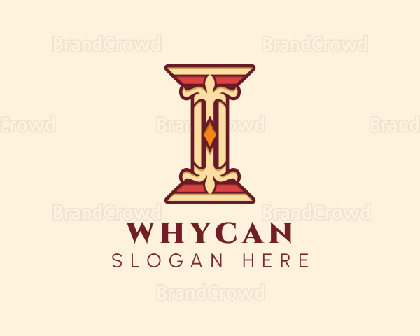 Premium Baroque Pillar Logo