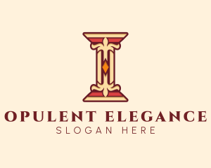 Baroque - Premium Baroque Pillar logo design